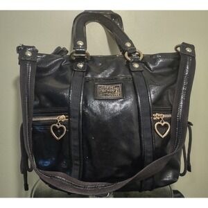 Coach Daisy Liquid Gloss‎ Pocket Patent Tote.